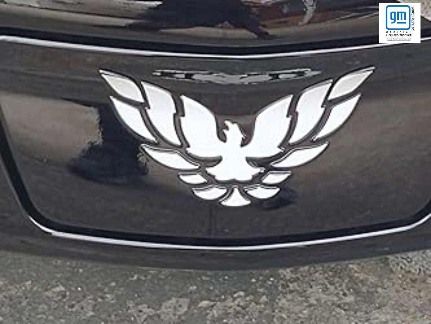 Front License Plate Cover Overlay Decal - 98-02