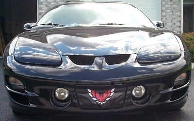 Front License Plate Cover Overlay Decal - 98-02
