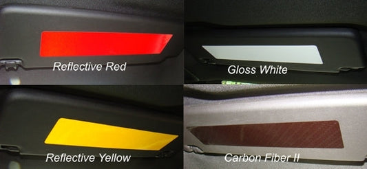Visor Label Overlay Decals - 2010-2017