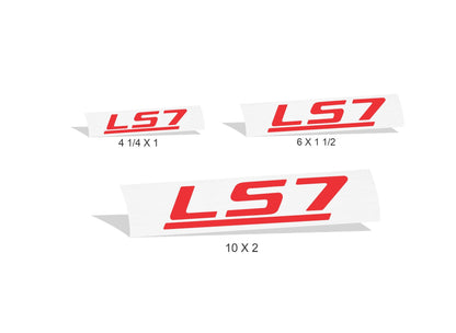 LS7 Decals (pair) 2014  Z/28