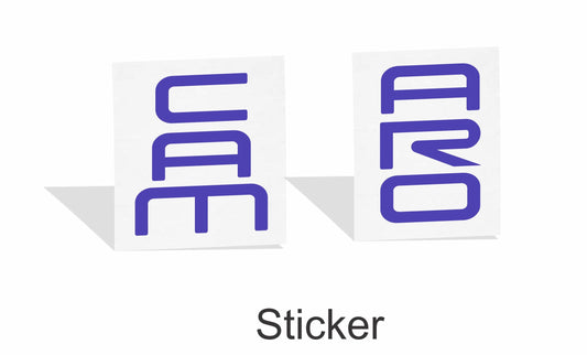 Front Lettering Inlay Decal - 93-02